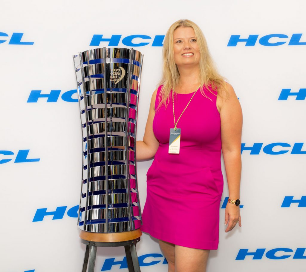 Volvo Ocean Race - Photo with Trophy