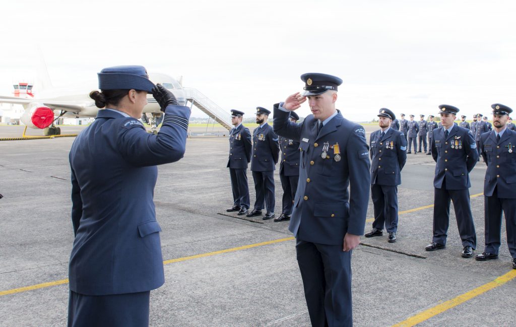 New Zealand Air Force Photography Salute