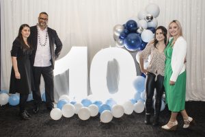 Otago Polytechnic Staff Function 2022 Ten Year Anniversary Group Photo